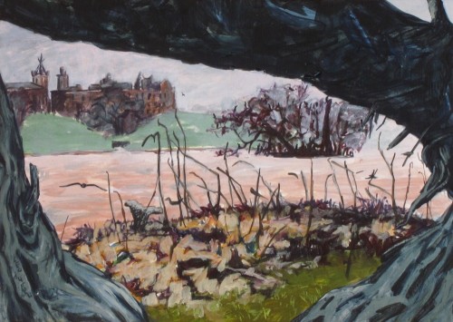 cormorant isle, Linlithgow Loch